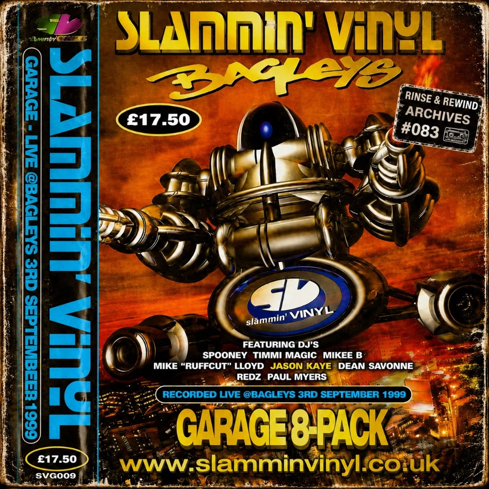 R&R Archives #083 · Jason Kaye · MCs: PSG & DT · Slammin’ Vinyl · 3rd September 1999 · UK Garage
