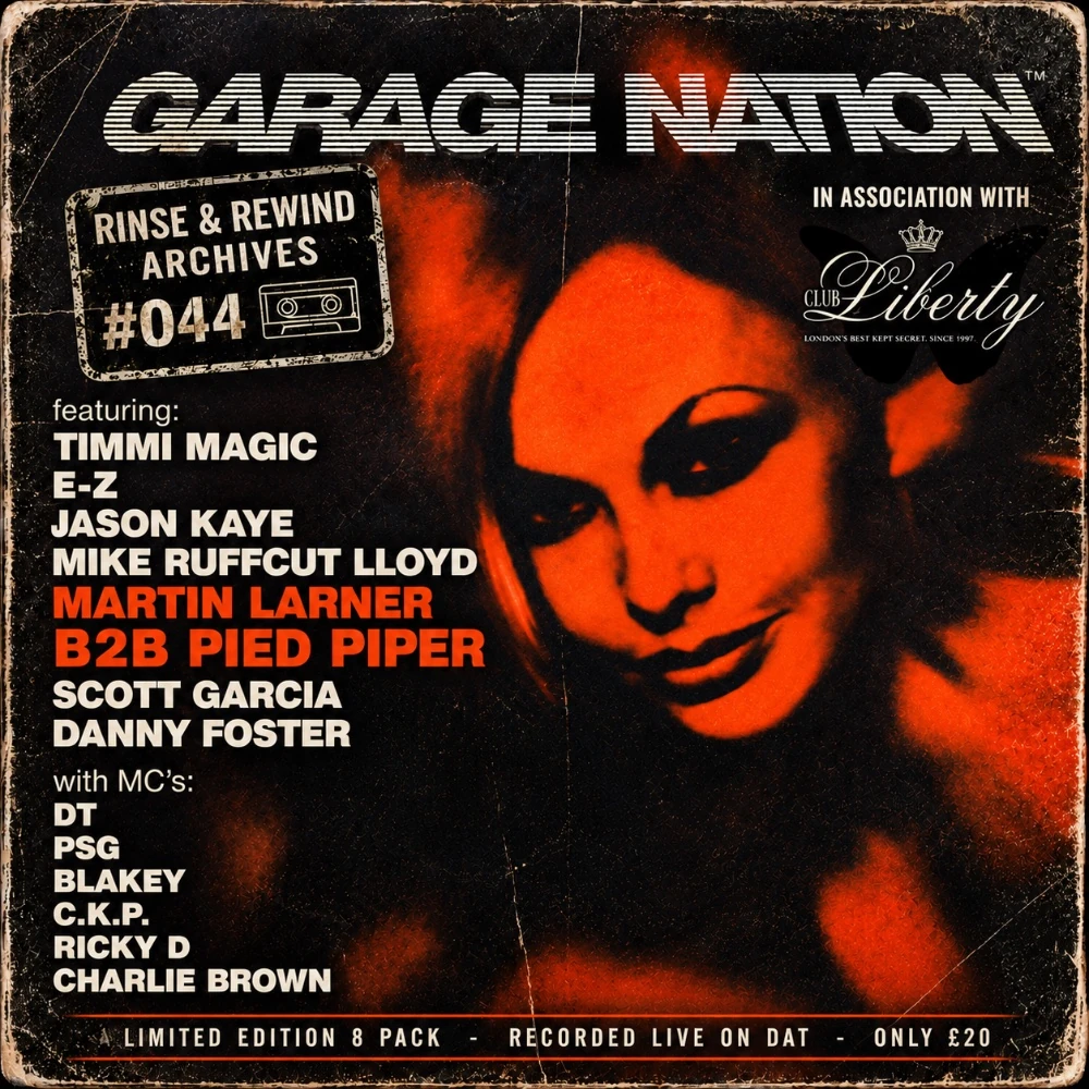 R&R Archives #044 · Pied Piper b2b Martin Larner · MCs: Ricky D · Garage Nation · 27th November 1998 · UK Garage