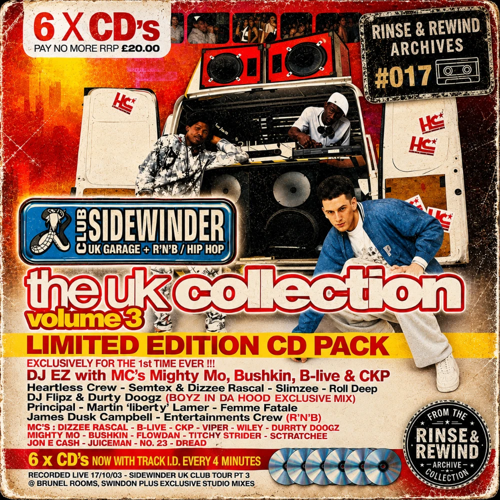R&R Archives #017 · DJ EZ · MCs: CKP, B-Live, Bushkin & Mighty Moe · Club Sidewinder · 17 October 2003 · UK Garage