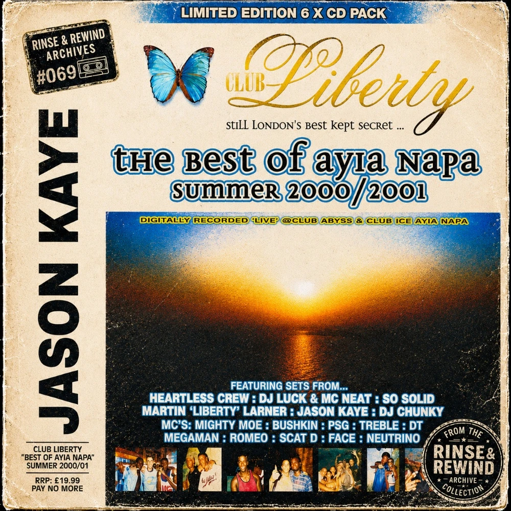 R&R Archives #069 · Jason Kaye · MCs: DT & Treble · Club Liberty - Ayia Napa 2000 · Summer 2000 · UK Garage