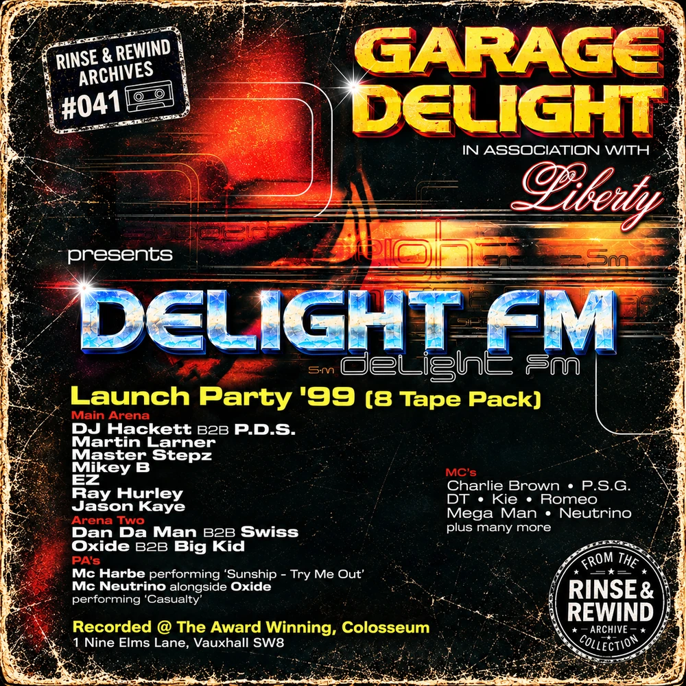 R&R Archives #041 · Masterstepz · MCs: Sparks & DT · Garage Delight / Delight FM Launch Party · 6 August 1999 · UK Garage