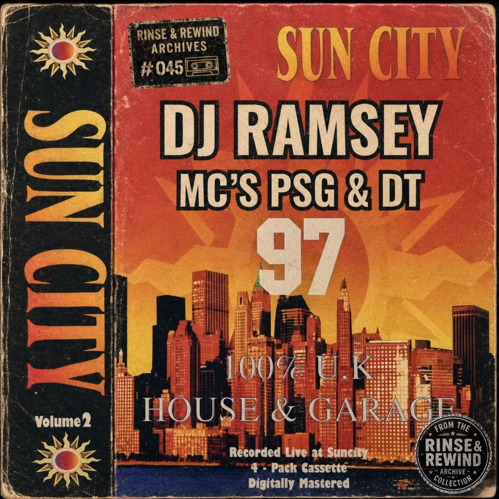 R&R Archives #045 · DJ Ramsey · MCs: PSG & DT · Sun City · 4th January 1997 · UK Garage / House & Garage